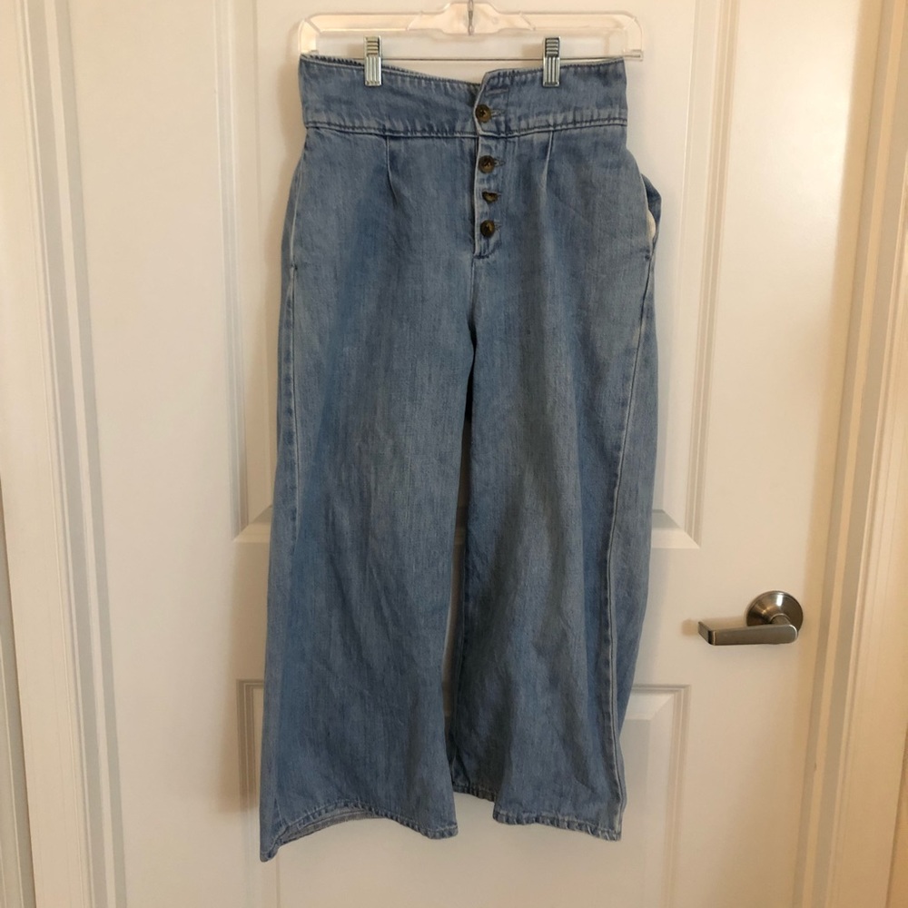 Wide leg jeans